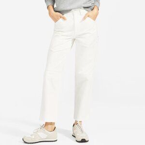 Everlane Carpenter Pants, White Size 8